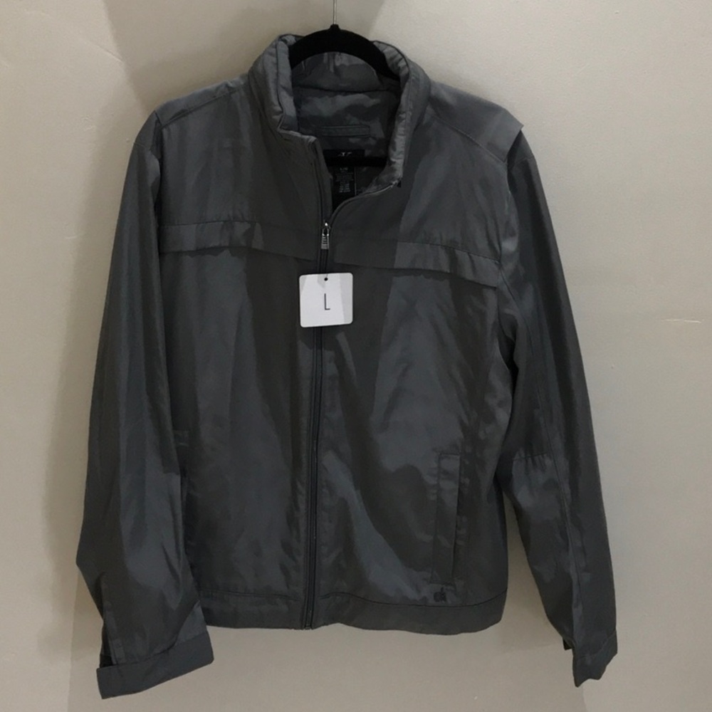 Calvin Klein Men's Gray Jacket/Windbreaker, Size L